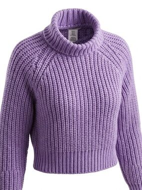 H&M Lilac Knit Sweater - Purple Size M